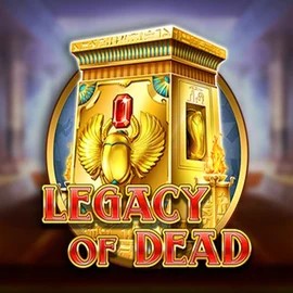 Legacy of Dead logo by Play'n GO at Baxterbet Casino